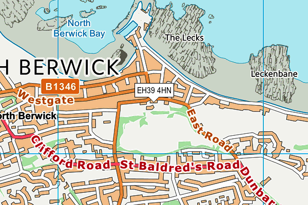 EH39 4HN map - OS VectorMap District (Ordnance Survey) EH39 4HN map - OS VectorMap District (Ordnance Survey)