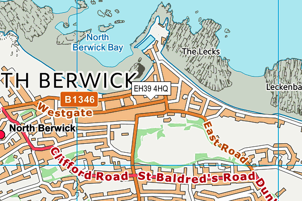 EH39 4HQ map - OS VectorMap District (Ordnance Survey) EH39 4HQ map - OS VectorMap District (Ordnance Survey)