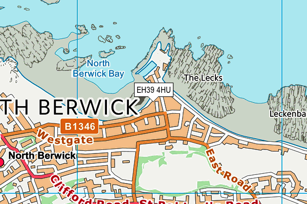 EH39 4HU map - OS VectorMap District (Ordnance Survey) EH39 4HU map - OS VectorMap District (Ordnance Survey)
