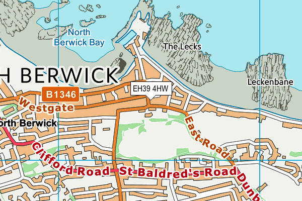 EH39 4HW map - OS VectorMap District (Ordnance Survey) EH39 4HW map - OS VectorMap District (Ordnance Survey)