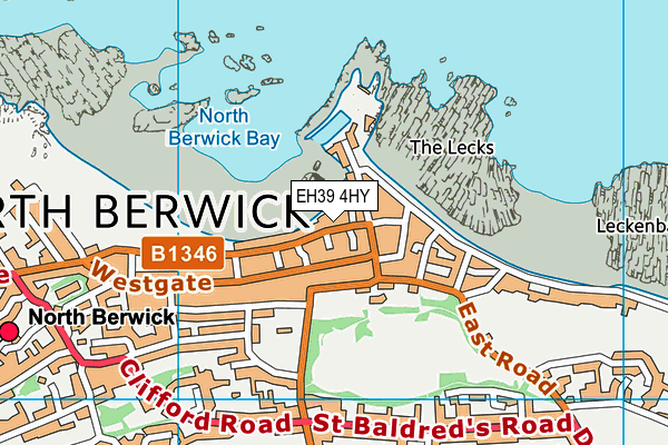 EH39 4HY map - OS VectorMap District (Ordnance Survey) EH39 4HY map - OS VectorMap District (Ordnance Survey)