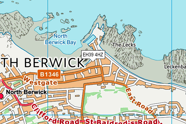 EH39 4HZ map - OS VectorMap District (Ordnance Survey) EH39 4HZ map - OS VectorMap District (Ordnance Survey)