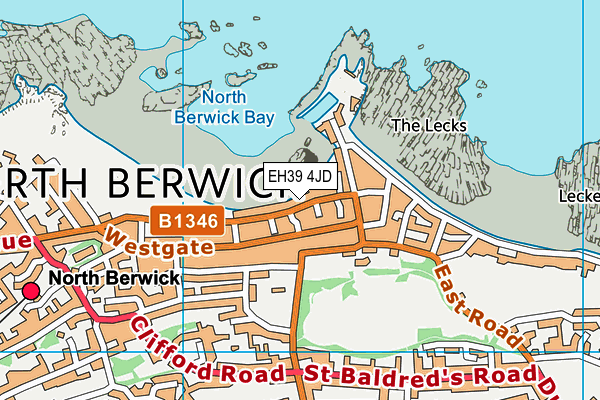 EH39 4JD map - OS VectorMap District (Ordnance Survey) EH39 4JD map - OS VectorMap District (Ordnance Survey)