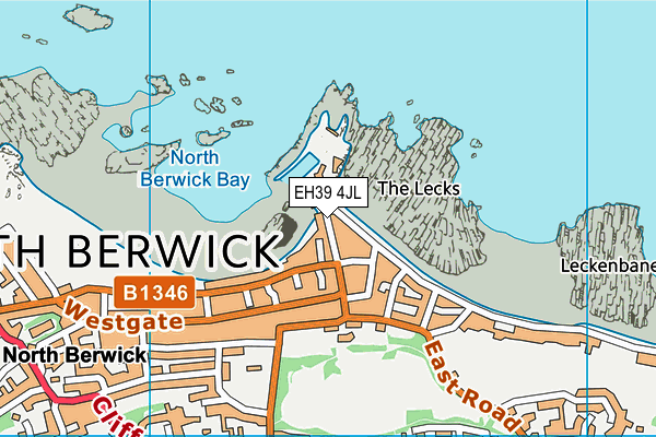 EH39 4JL map - OS VectorMap District (Ordnance Survey) EH39 4JL map - OS VectorMap District (Ordnance Survey)
