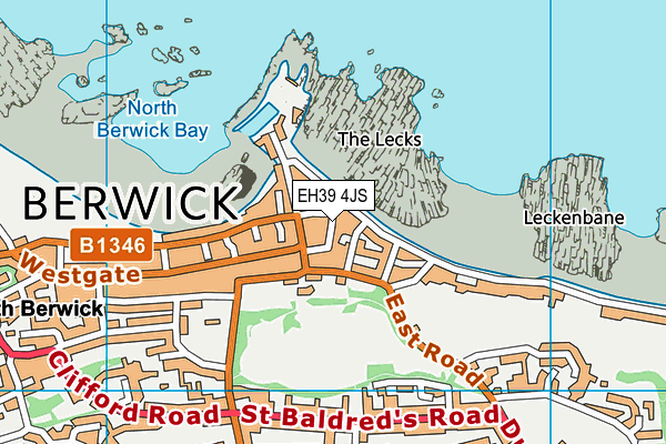 EH39 4JS map - OS VectorMap District (Ordnance Survey) EH39 4JS map - OS VectorMap District (Ordnance Survey)