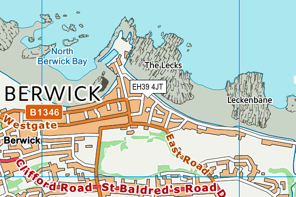EH39 4JT map - OS VectorMap District (Ordnance Survey) EH39 4JT map - OS VectorMap District (Ordnance Survey)