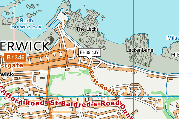 EH39 4JY map - OS VectorMap District (Ordnance Survey) EH39 4JY map - OS VectorMap District (Ordnance Survey)