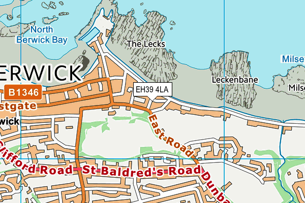 EH39 4LA map - OS VectorMap District (Ordnance Survey) EH39 4LA map - OS VectorMap District (Ordnance Survey)