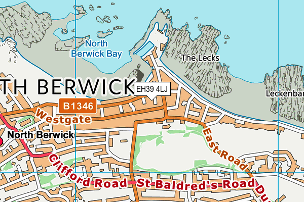EH39 4LJ map - OS VectorMap District (Ordnance Survey) EH39 4LJ map - OS VectorMap District (Ordnance Survey)