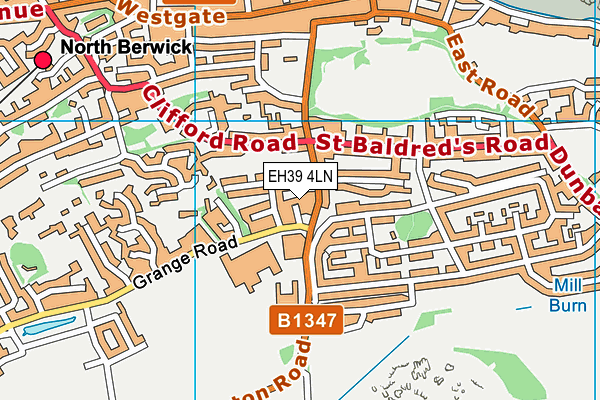 EH39 4LN map - OS VectorMap District (Ordnance Survey) EH39 4LN map - OS VectorMap District (Ordnance Survey)
