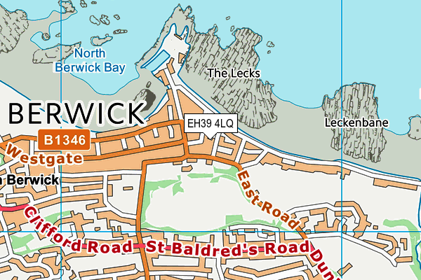 EH39 4LQ map - OS VectorMap District (Ordnance Survey) EH39 4LQ map - OS VectorMap District (Ordnance Survey)