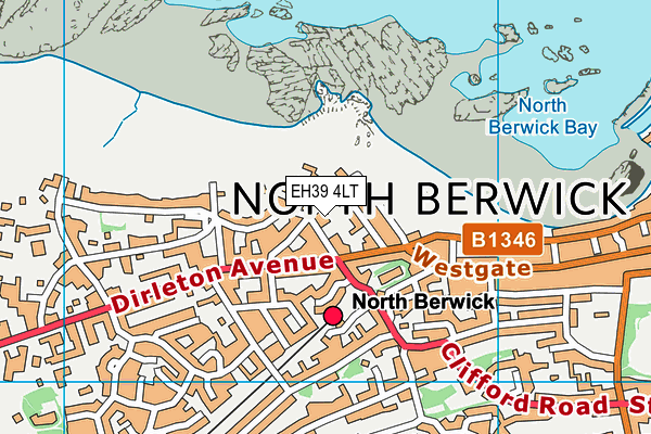 EH39 4LT map - OS VectorMap District (Ordnance Survey) EH39 4LT map - OS VectorMap District (Ordnance Survey)