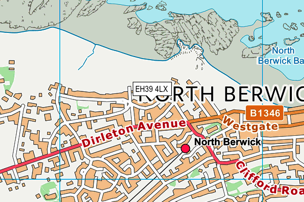 EH39 4LX map - OS VectorMap District (Ordnance Survey) EH39 4LX map - OS VectorMap District (Ordnance Survey)