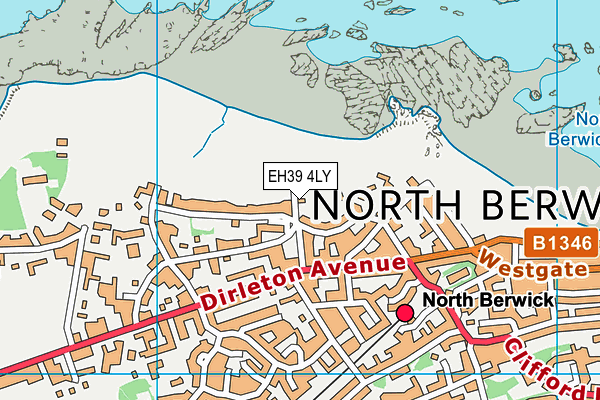 EH39 4LY map - OS VectorMap District (Ordnance Survey) EH39 4LY map - OS VectorMap District (Ordnance Survey)