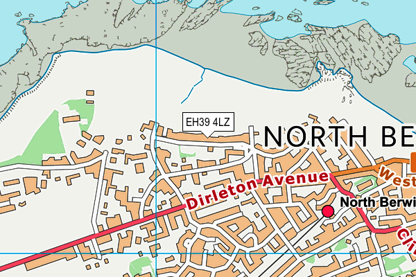 EH39 4LZ map - OS VectorMap District (Ordnance Survey) EH39 4LZ map - OS VectorMap District (Ordnance Survey)