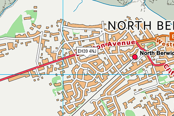 EH39 4NJ map - OS VectorMap District (Ordnance Survey) EH39 4NJ map - OS VectorMap District (Ordnance Survey)