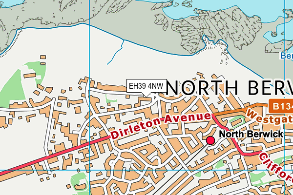 EH39 4NW map - OS VectorMap District (Ordnance Survey) EH39 4NW map - OS VectorMap District (Ordnance Survey)