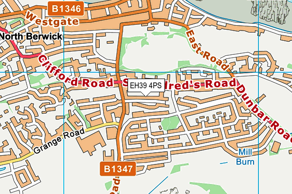 EH39 4PS map - OS VectorMap District (Ordnance Survey) EH39 4PS map - OS VectorMap District (Ordnance Survey)