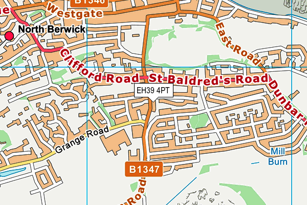 EH39 4PT map - OS VectorMap District (Ordnance Survey) EH39 4PT map - OS VectorMap District (Ordnance Survey)