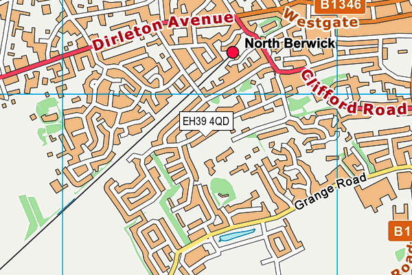 EH39 4QD map - OS VectorMap District (Ordnance Survey) EH39 4QD map - OS VectorMap District (Ordnance Survey)