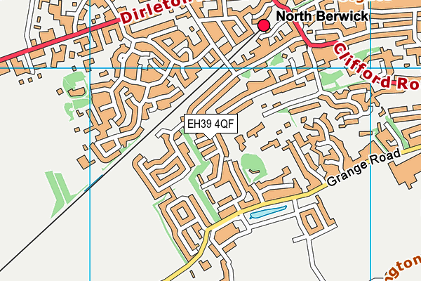 EH39 4QF map - OS VectorMap District (Ordnance Survey) EH39 4QF map - OS VectorMap District (Ordnance Survey)