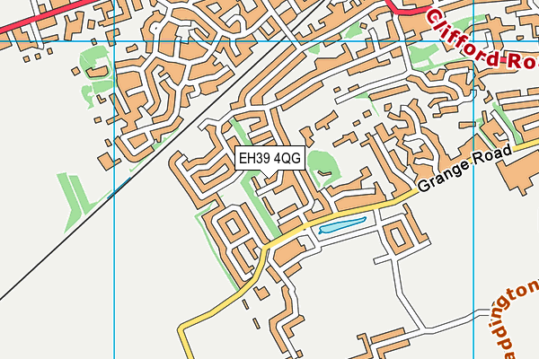 EH39 4QG map - OS VectorMap District (Ordnance Survey) EH39 4QG map - OS VectorMap District (Ordnance Survey)