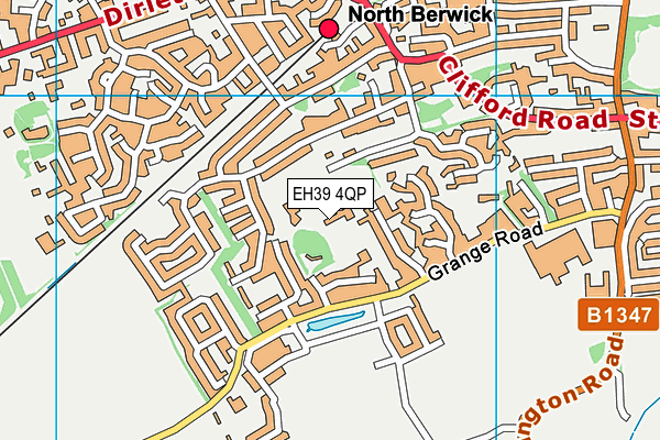 EH39 4QP map - OS VectorMap District (Ordnance Survey) EH39 4QP map - OS VectorMap District (Ordnance Survey)