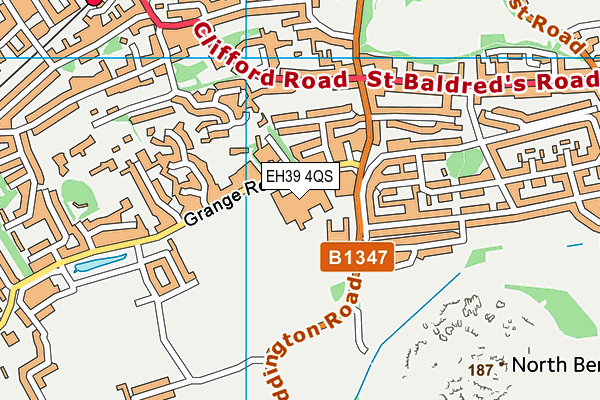 EH39 4QS map - OS VectorMap District (Ordnance Survey) EH39 4QS map - OS VectorMap District (Ordnance Survey)