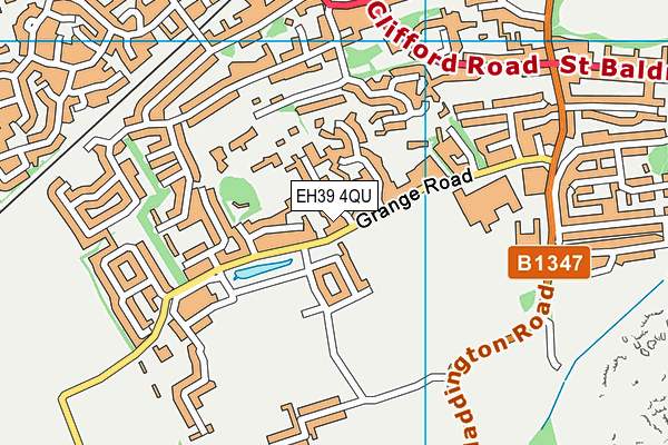 EH39 4QU map - OS VectorMap District (Ordnance Survey) EH39 4QU map - OS VectorMap District (Ordnance Survey)