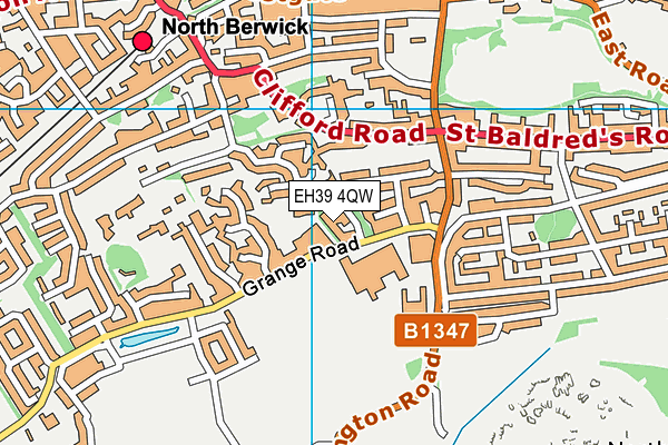 EH39 4QW map - OS VectorMap District (Ordnance Survey) EH39 4QW map - OS VectorMap District (Ordnance Survey)