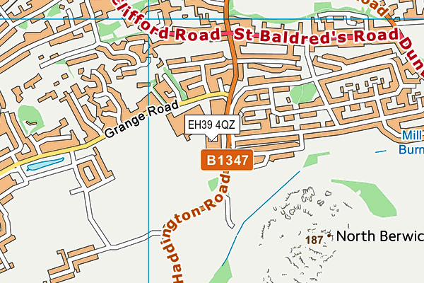 EH39 4QZ map - OS VectorMap District (Ordnance Survey) EH39 4QZ map - OS VectorMap District (Ordnance Survey)