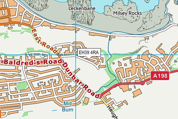 EH39 4RA map - OS VectorMap District (Ordnance Survey) EH39 4RA map - OS VectorMap District (Ordnance Survey)