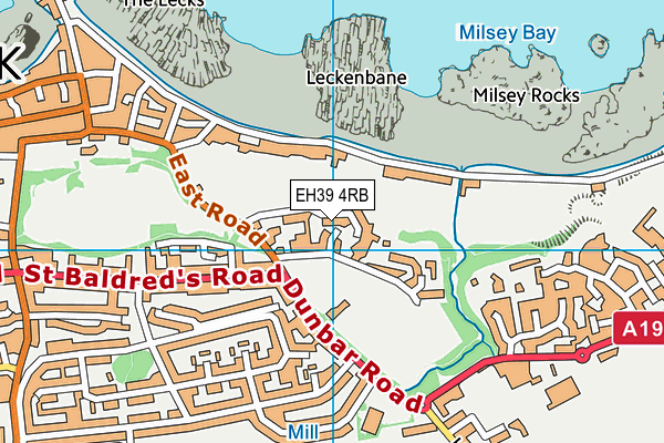 EH39 4RB map - OS VectorMap District (Ordnance Survey) EH39 4RB map - OS VectorMap District (Ordnance Survey)