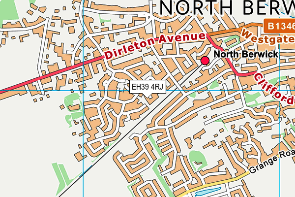 EH39 4RJ map - OS VectorMap District (Ordnance Survey) EH39 4RJ map - OS VectorMap District (Ordnance Survey)