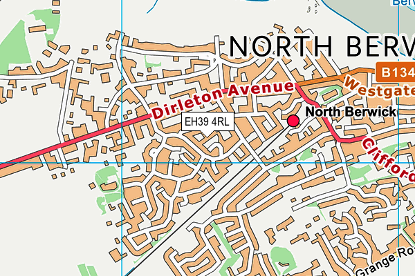 EH39 4RL map - OS VectorMap District (Ordnance Survey) EH39 4RL map - OS VectorMap District (Ordnance Survey)