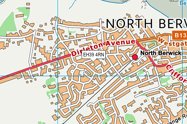 EH39 4RN map - OS VectorMap District (Ordnance Survey) EH39 4RN map - OS VectorMap District (Ordnance Survey)