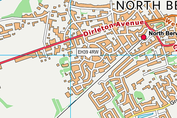 EH39 4RW map - OS VectorMap District (Ordnance Survey) EH39 4RW map - OS VectorMap District (Ordnance Survey)