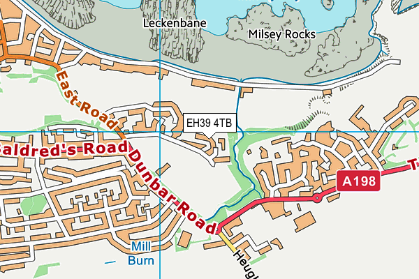 EH39 4TB map - OS VectorMap District (Ordnance Survey) EH39 4TB map - OS VectorMap District (Ordnance Survey)