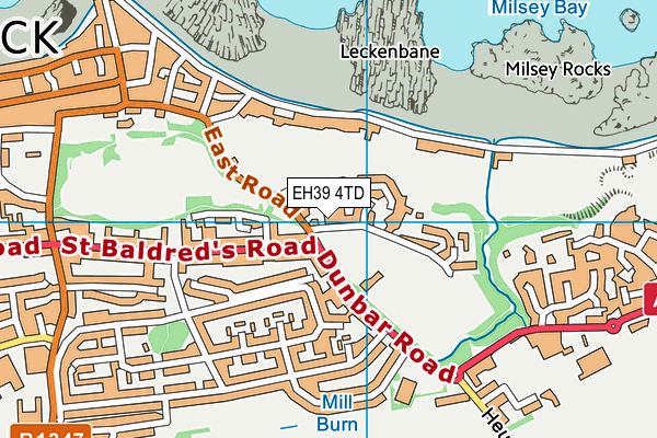 EH39 4TD map - OS VectorMap District (Ordnance Survey) EH39 4TD map - OS VectorMap District (Ordnance Survey)