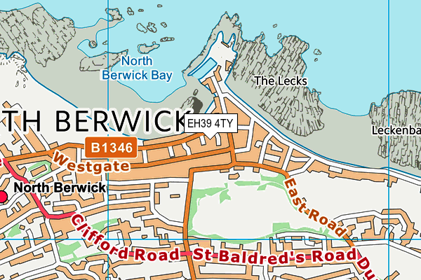 EH39 4TY map - OS VectorMap District (Ordnance Survey) EH39 4TY map - OS VectorMap District (Ordnance Survey)
