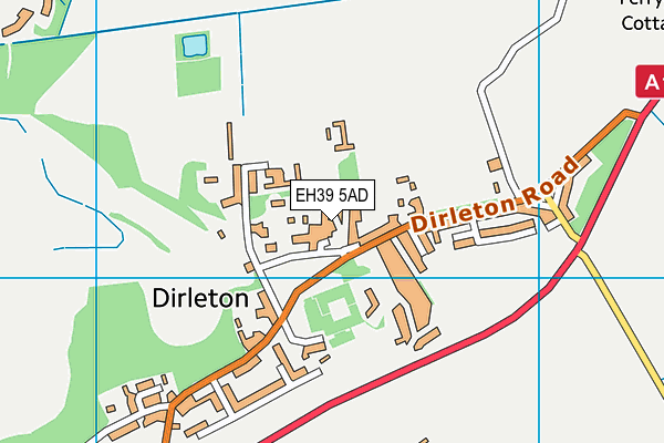 EH39 5AD map - OS VectorMap District (Ordnance Survey) EH39 5AD map - OS VectorMap District (Ordnance Survey)