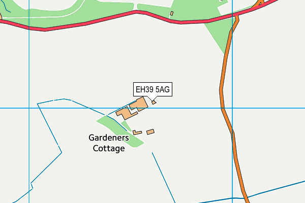 EH39 5AG map - OS VectorMap District (Ordnance Survey) EH39 5AG map - OS VectorMap District (Ordnance Survey)