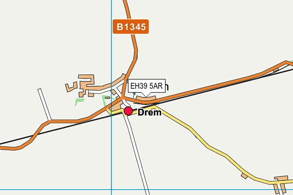 EH39 5AR map - OS VectorMap District (Ordnance Survey) EH39 5AR map - OS VectorMap District (Ordnance Survey)