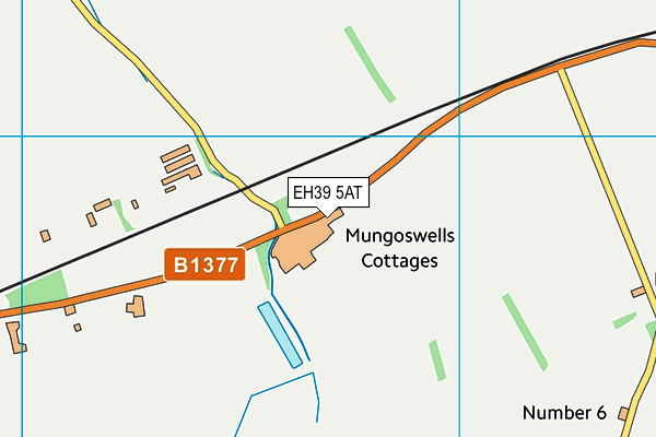 EH39 5AT map - OS VectorMap District (Ordnance Survey) EH39 5AT map - OS VectorMap District (Ordnance Survey)