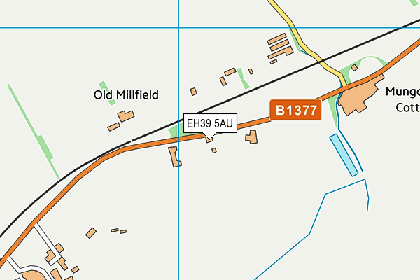 EH39 5AU map - OS VectorMap District (Ordnance Survey) EH39 5AU map - OS VectorMap District (Ordnance Survey)