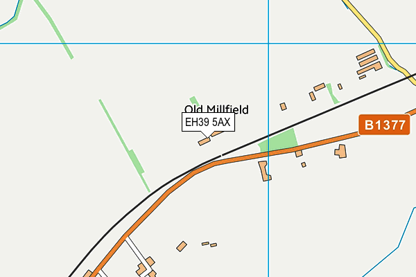 EH39 5AX map - OS VectorMap District (Ordnance Survey) EH39 5AX map - OS VectorMap District (Ordnance Survey)