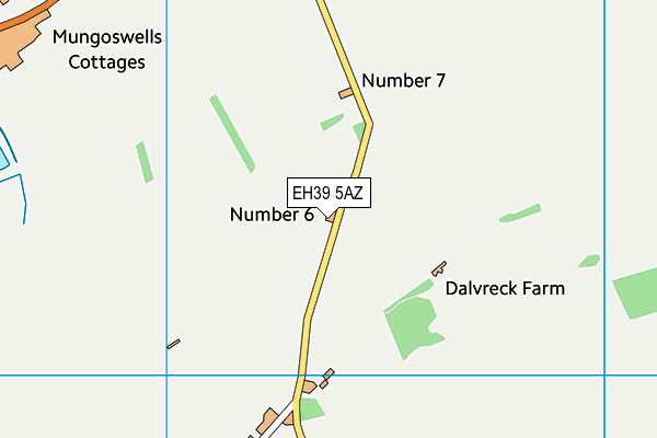 EH39 5AZ map - OS VectorMap District (Ordnance Survey) EH39 5AZ map - OS VectorMap District (Ordnance Survey)