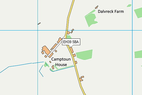EH39 5BA map - OS VectorMap District (Ordnance Survey) EH39 5BA map - OS VectorMap District (Ordnance Survey)