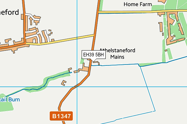 EH39 5BH map - OS VectorMap District (Ordnance Survey) EH39 5BH map - OS VectorMap District (Ordnance Survey)