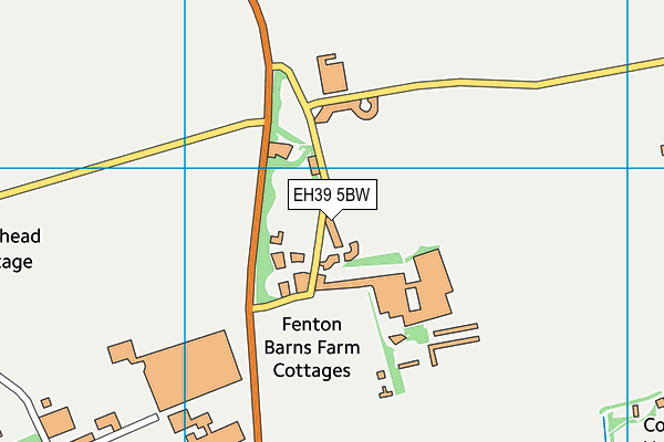 EH39 5BW map - OS VectorMap District (Ordnance Survey) EH39 5BW map - OS VectorMap District (Ordnance Survey)